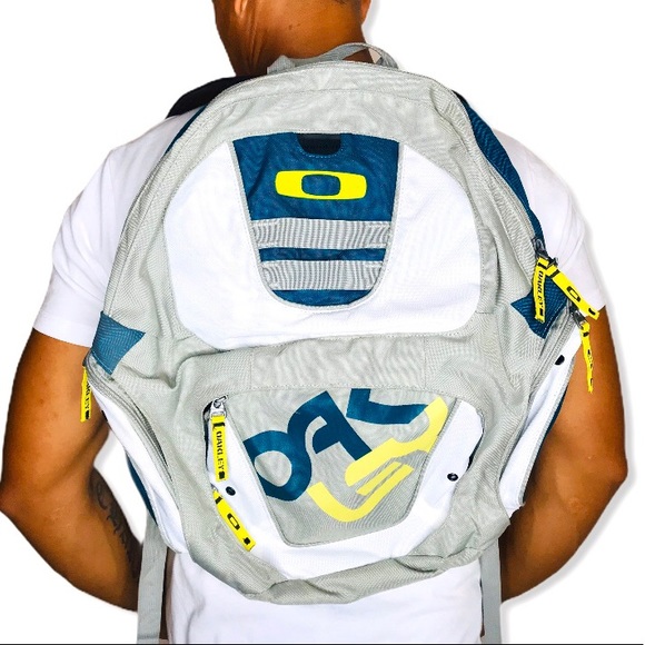 Oakley Other - Oakley Backpack with Laptop Sleeve Teal Grey Lime